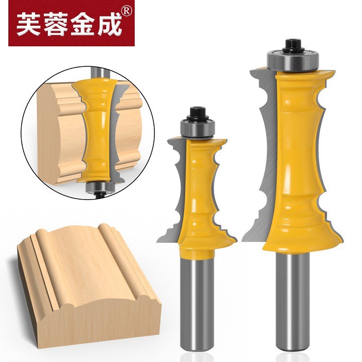 Bộ 2 Mũi Phay Gỗ Đánh Chỉ Khung Tranh