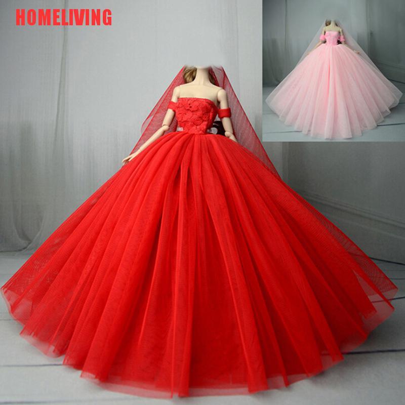 Đầm Cưới Cho Búp Bê 11 &quot;Tỉ Lệ 1 / 6