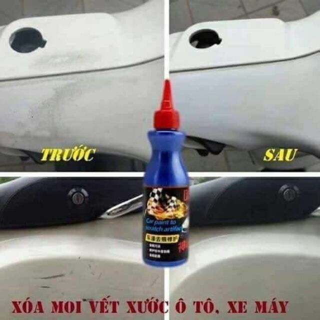 Chai tẩy xóa vết xước sơn xe