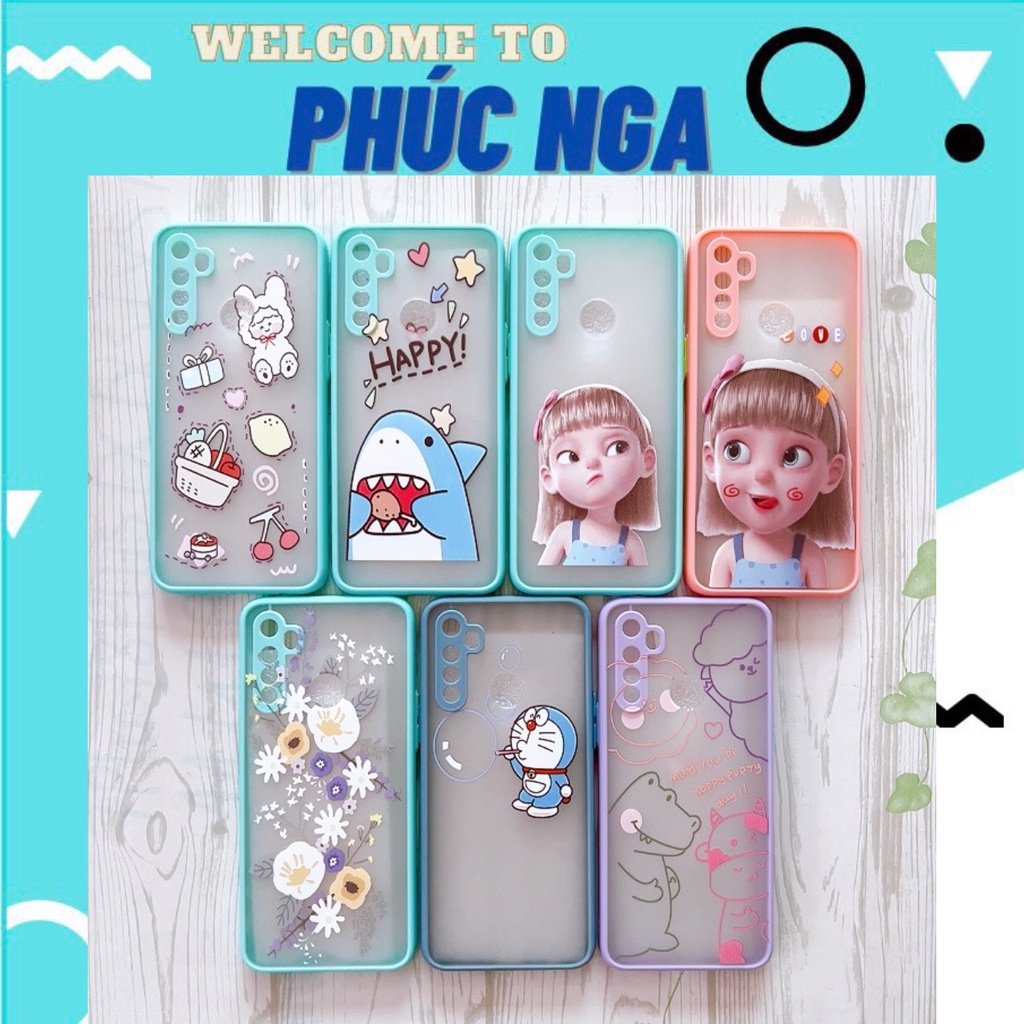 Ốp nhám viền cao su Realme 5/5i/5s/6i/C3