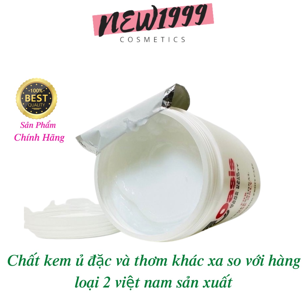 Kem hấp tóc ủ tóc OASIS 1000ML loại 1 đặc như sáp Xả tóc giúp tóc mềm mượt