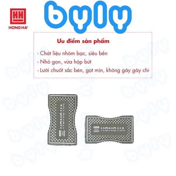 Chuốt bút chì chất liệu nhôm siêu bền lưỡi thép không gỉ sắc bén Hồng Hà  3534 SP-05 - ByLy Store
