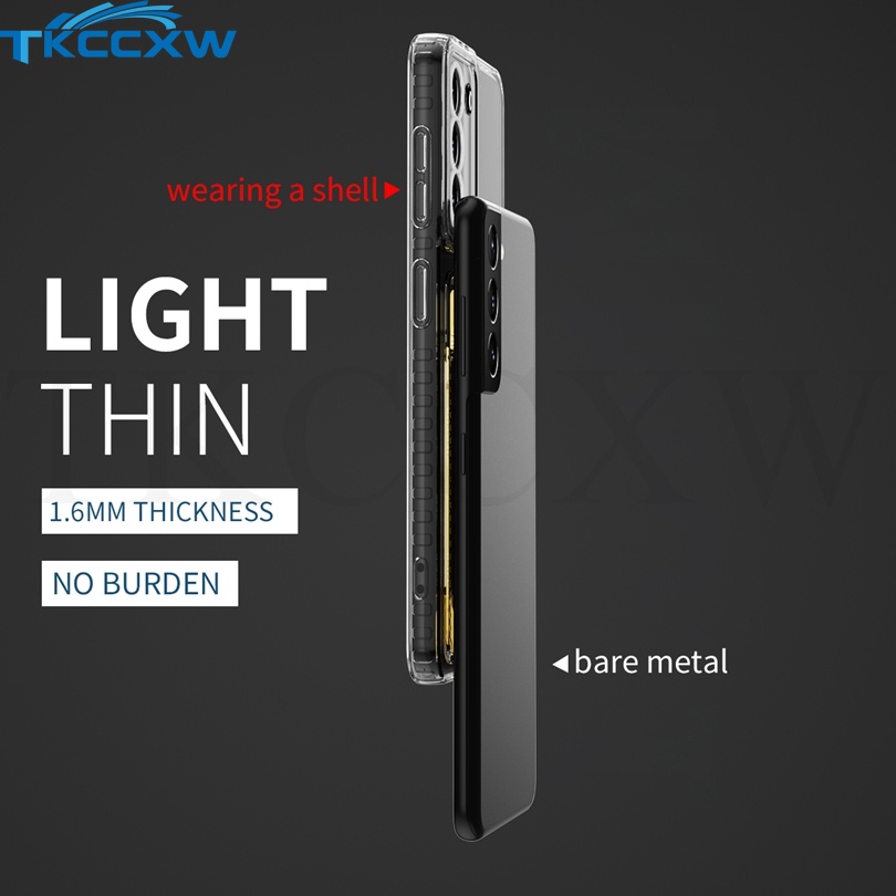 Ốp Điện Thoại TPU Mềm Trong Suốt Có Ngăn Đựng Thẻ Cho Samsung Galaxy S22 S21 Ultra S21 S22 Plus S20 S21 FE Note 20 Ultra Note 10 Pro Note 9 8