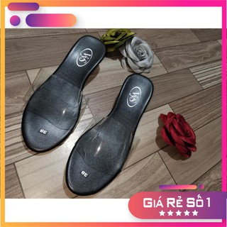 Dép cao gót 5 phân nữ quai trong