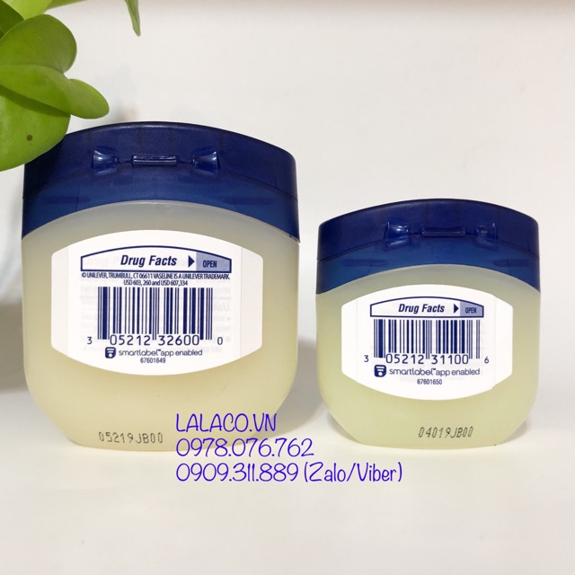 Sáp Dưỡng Ẩm Vaseline 49g - 106g - Hàng Mỹ