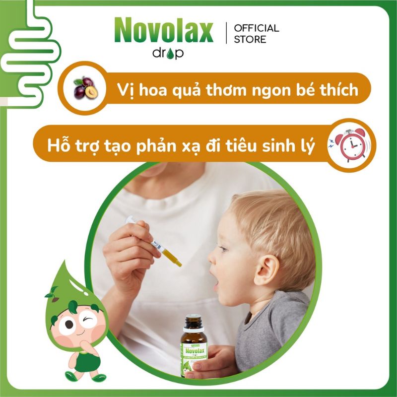 Novolax hỗ trợ giảm táo bón, bổ sung chất xơ hoà tan từ thiên nhiên