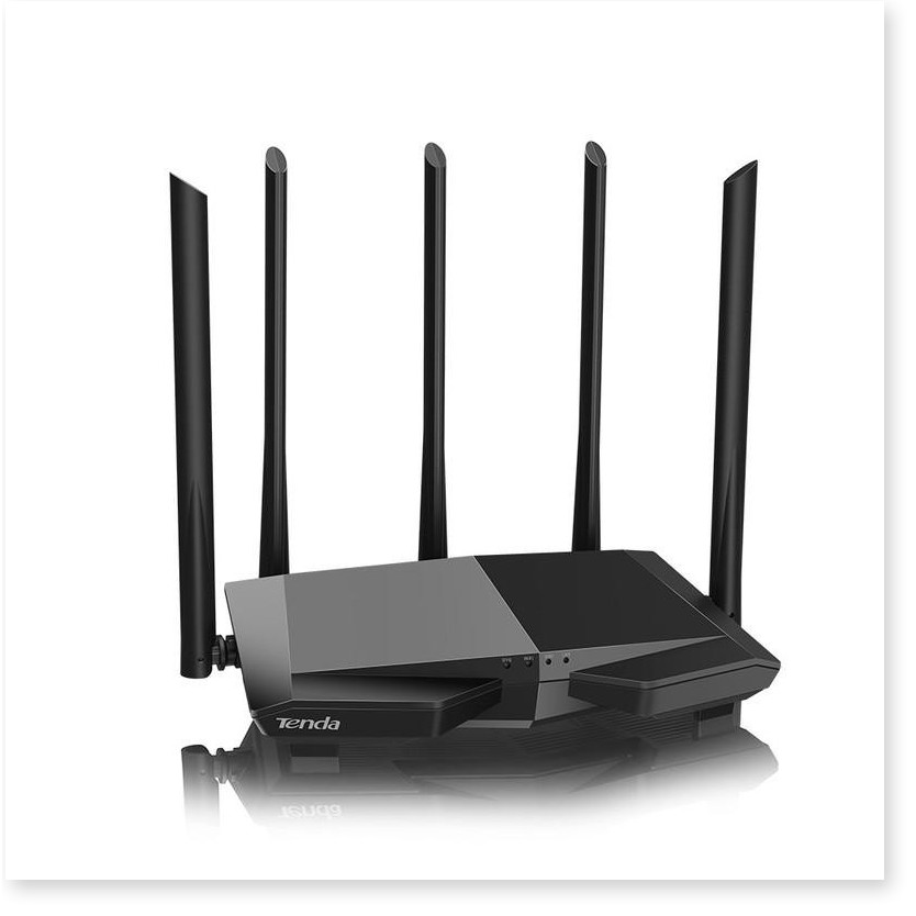 Bộ Phát WIFI Router Tenda AC7 5 râu xuyên tường DualBand 1200Mbps, 5 Anten 6dbi