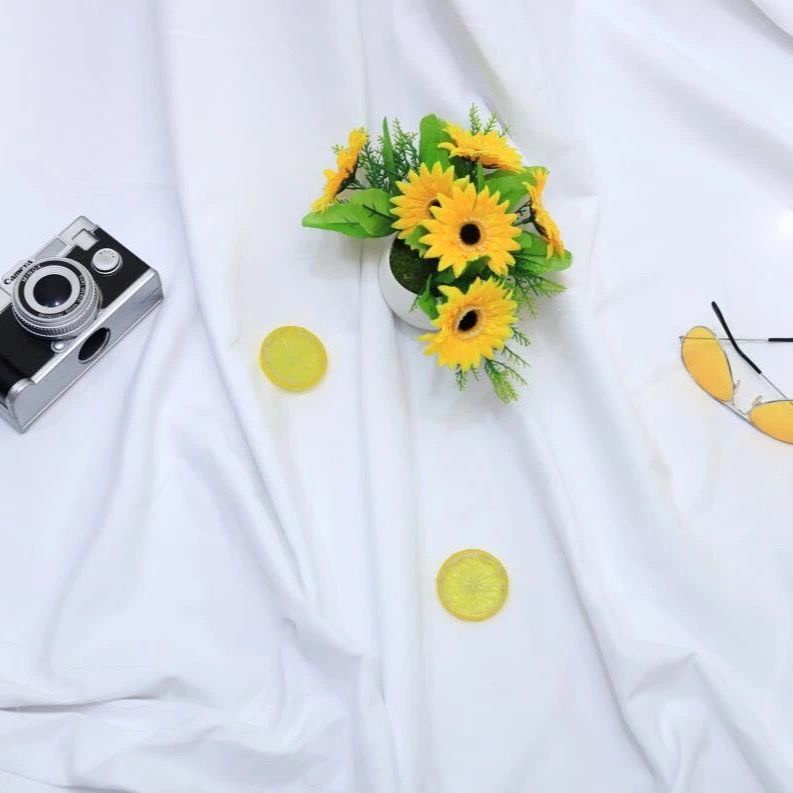 Bộ Vải Treo Tường Màu Trắng Dùng Trang Trí Phông Nền Chụp Ảnh Dành Cho Trẻ Em