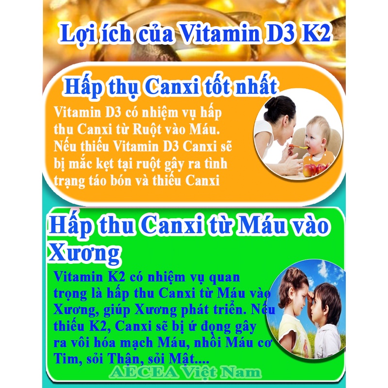 Vitamin D3K2 Bổ Sung Vitamin K2 D3 Hấp Thụ Calcium Tránh Còi Xương Thực Phẩm Bổ Sung Vitamin D K Dạng Xịt VitDeKa Spray