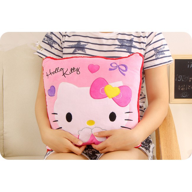 Hello Kitty Gối Sofa Hình Vuông Chất Liệu Mềm Mại 84224207