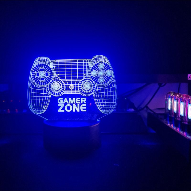 Đèn LED 3D Thegioipuzzle trang trí 16 màu (có video SP)