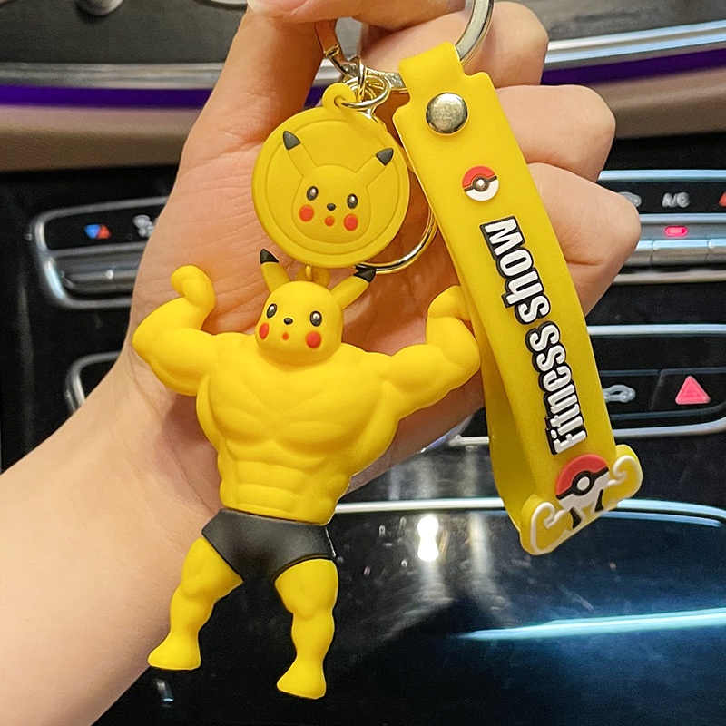 Hoạt Hình Móc Khóa Hình Pikachu Dễ Thương