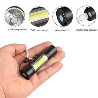 Đèn Pin MINI Siêu Sáng Cao Cấp Có Zoom