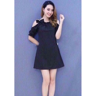 Đầm suông – phối nơ xinh xắn