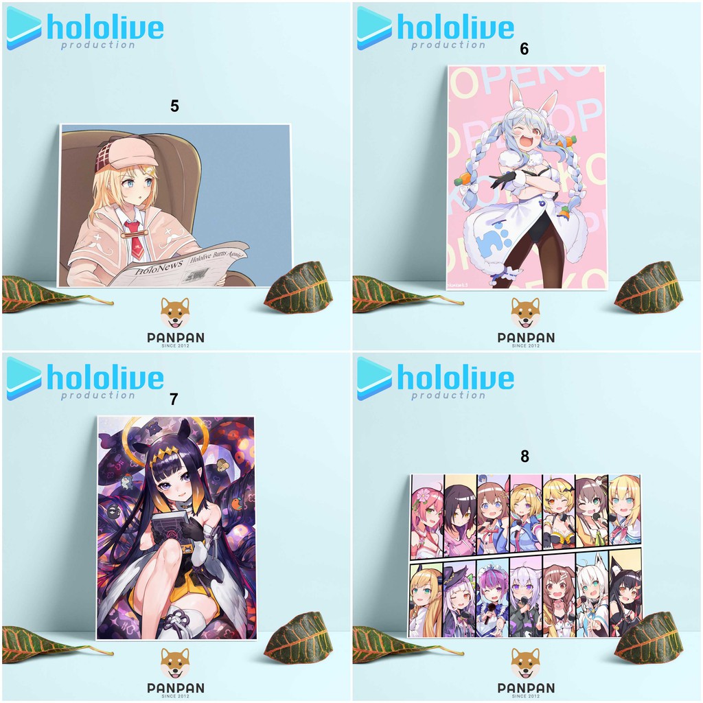 Postcard Cao Cấp - Poster Hololive Vtuber (1)