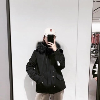 Áo parka dáng ngắn