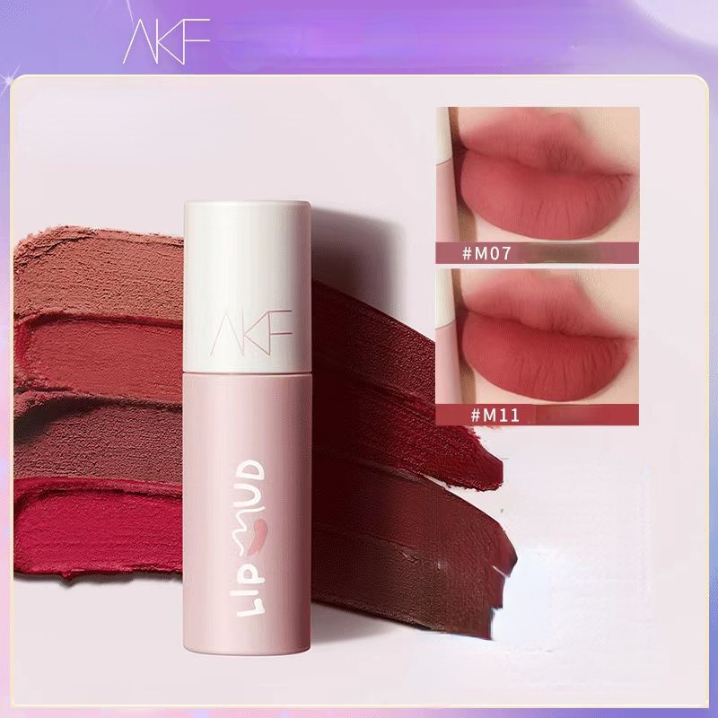 AKF Son Kem Màu Nhung Lì Không Phai Không Dính Cốc Thời Trang Cho Nữ M08