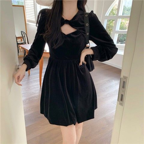 Đầm Ngắn Tay Xinh Xắn Cổ Điển Kiểu Pháp Dành Cho Nữ | BigBuy360 - bigbuy360.vn