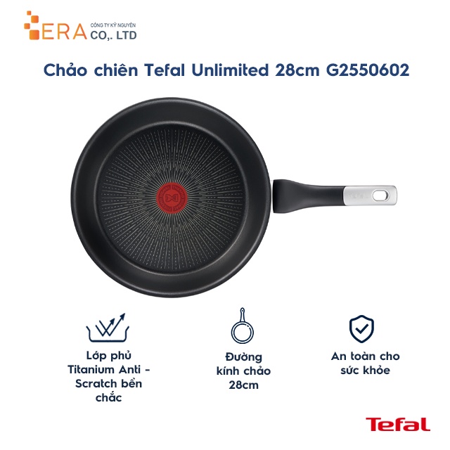 Chảo chiên Tefal Unlimited 28cm G2550602