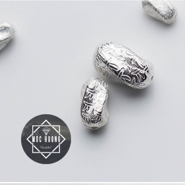 CHUYÊN SỈ  Charm bạc chạm hoạ tiết hàng siêu đẹp - Bạc tốt loại 1, PH212