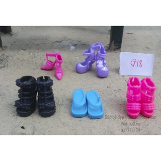 Set 5 Đôi Giày Búp Bê Đồng Giá 20k, Dùng Cho Barbie,Licca, Xinyi (Part 3)