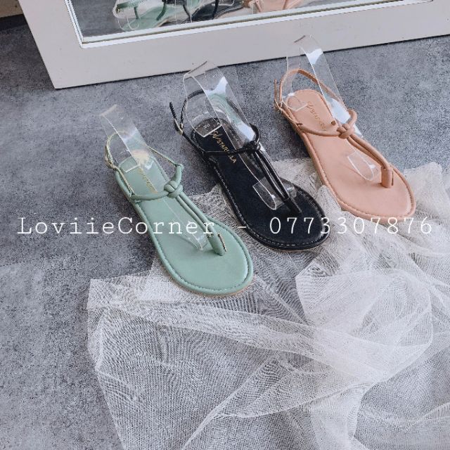 LOVIIECORNER - GIÀY SANDAL NỮ ĐẾ BỆT DÂY MẢNH - SANDAL NỮ DÂY MẢNH ĐẾ BỆT KẸP - SANDAN NỮ XỎ NGÓN ĐẾ BỆT DÂY - S200514