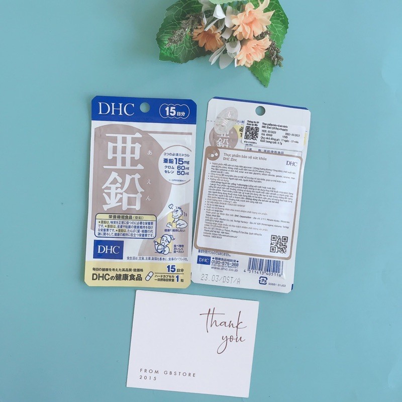 ( Hàng Chính Hãng ) Viên uống giảm mụn nội tiết, bổ sung Kẽm DHC | BigBuy360 - bigbuy360.vn
