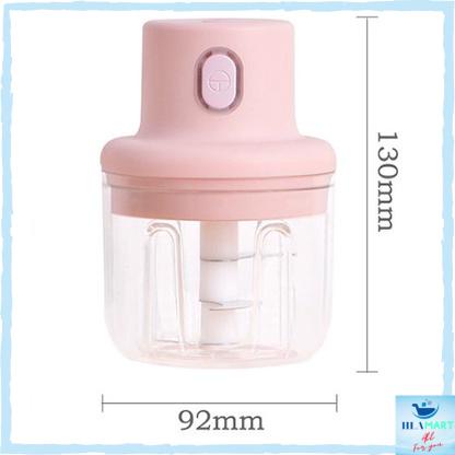 [Mã ELHA22 giảm 5% đơn 300K] Máy Xay Tỏi Hồng 250ml- Máy Xay Mini Xay Tỏi Ớt Tiêu Cầm Tay Đa Năng