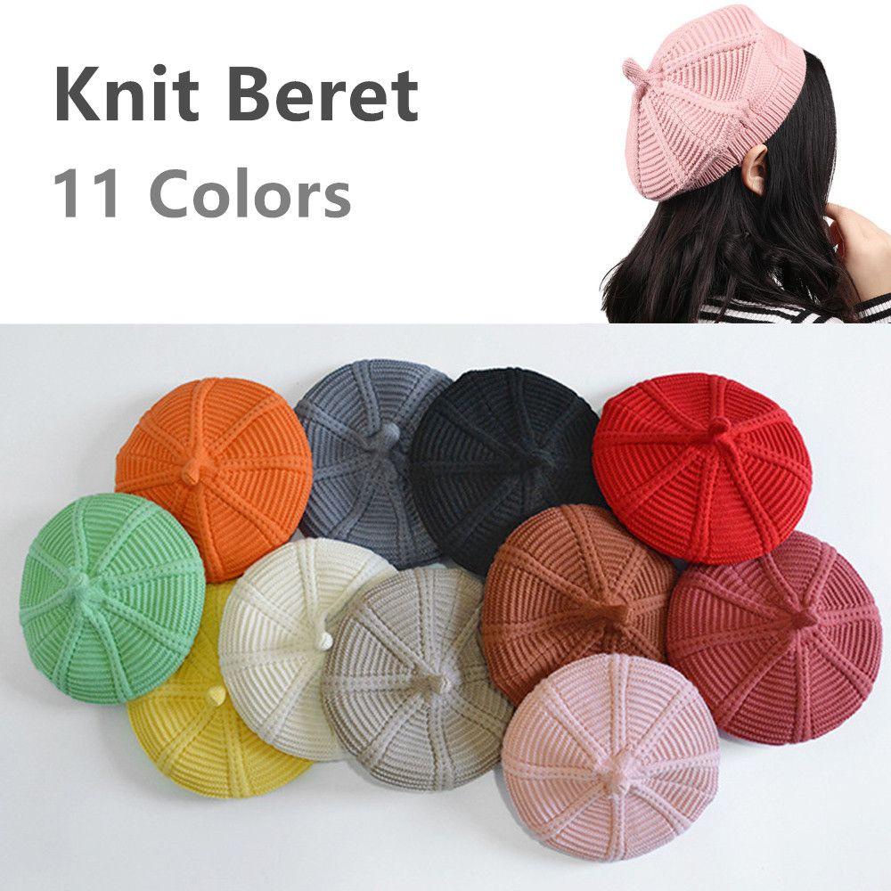 Mũ Len Beanie Màu Sắc Nhã Nhặn Thời Trang