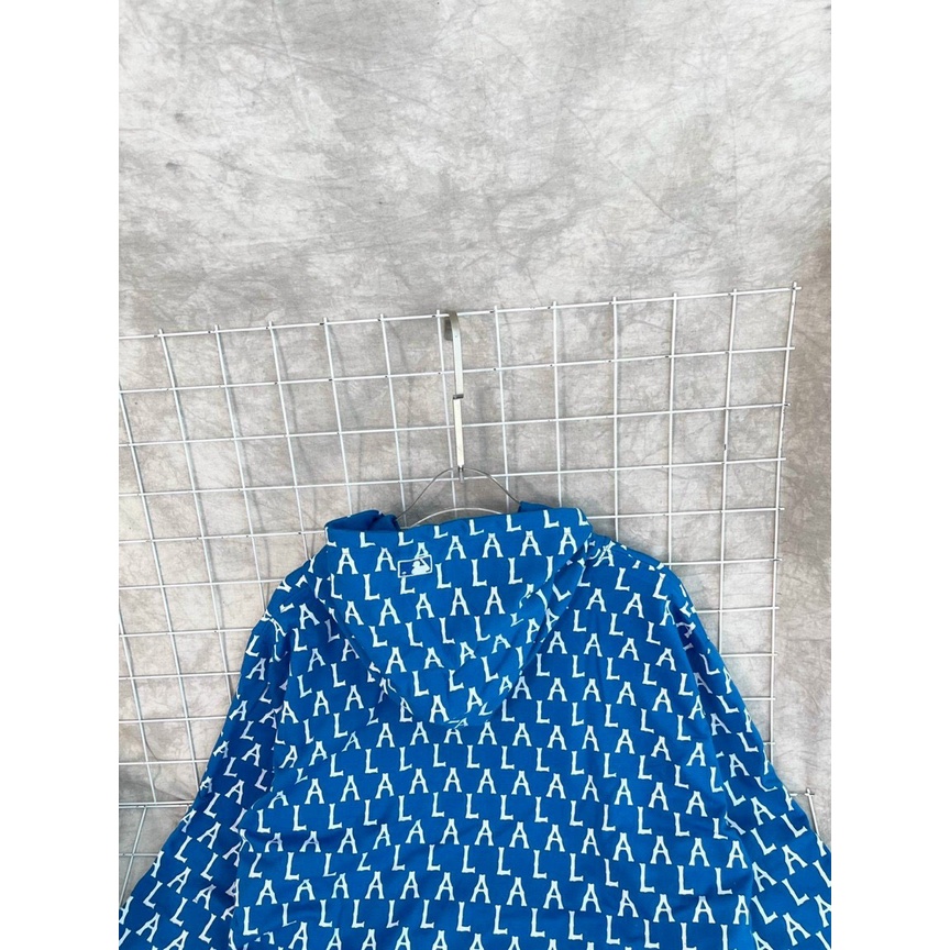 ÁO HOODIE CHUI CÓ MŨ M L B LA NY MONOGRAM HÀN QUỐC