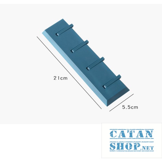 Thanh treo đồ 4 móc gấp gọn dán tường,tủ quần áo, nhà bếp, nhà tắm siêu tiện lợi GD263-MTSC-ThanhColor