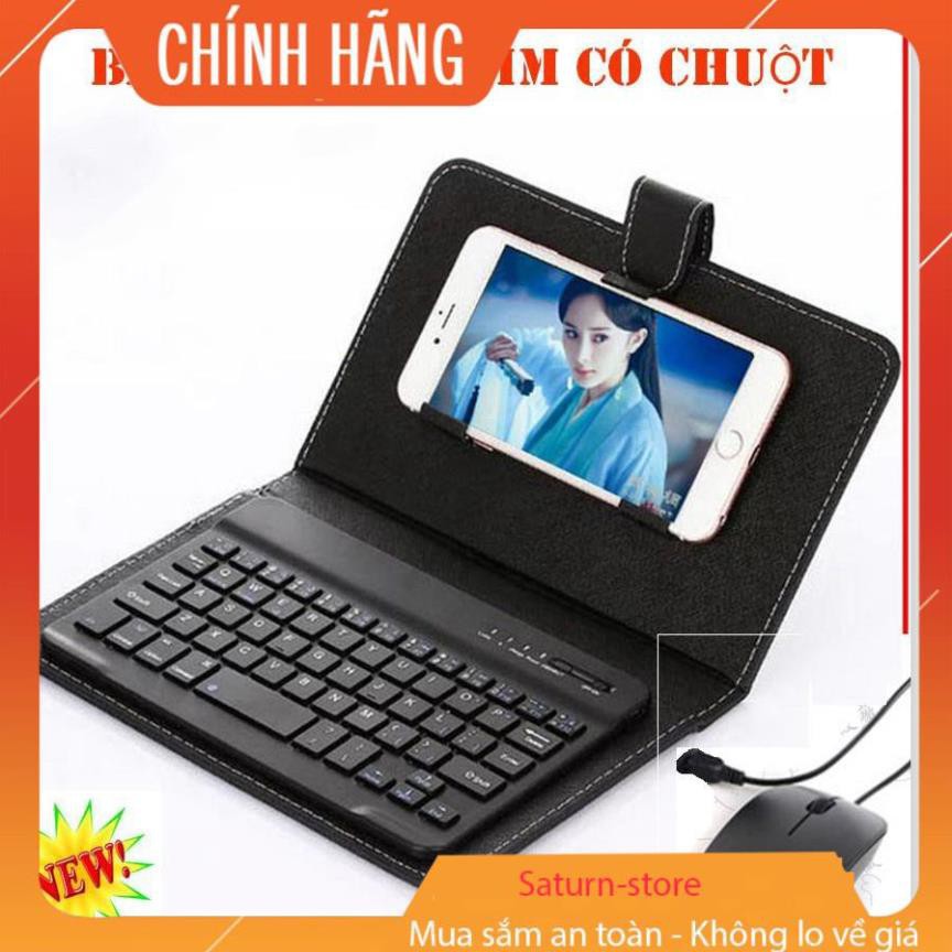 ( Giá rẻ hủy diệt) -  Bàn Phím Chơi Game Có Chuột Cho Điện Thoại SMARTPHONE, Bao Da Bàn Phím Có Chuột Cho Điện Thoại Chơ