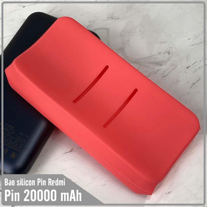 Bao ốp silicon trơn dành cho Pin sạc dự phòng Redmi 20000mAh