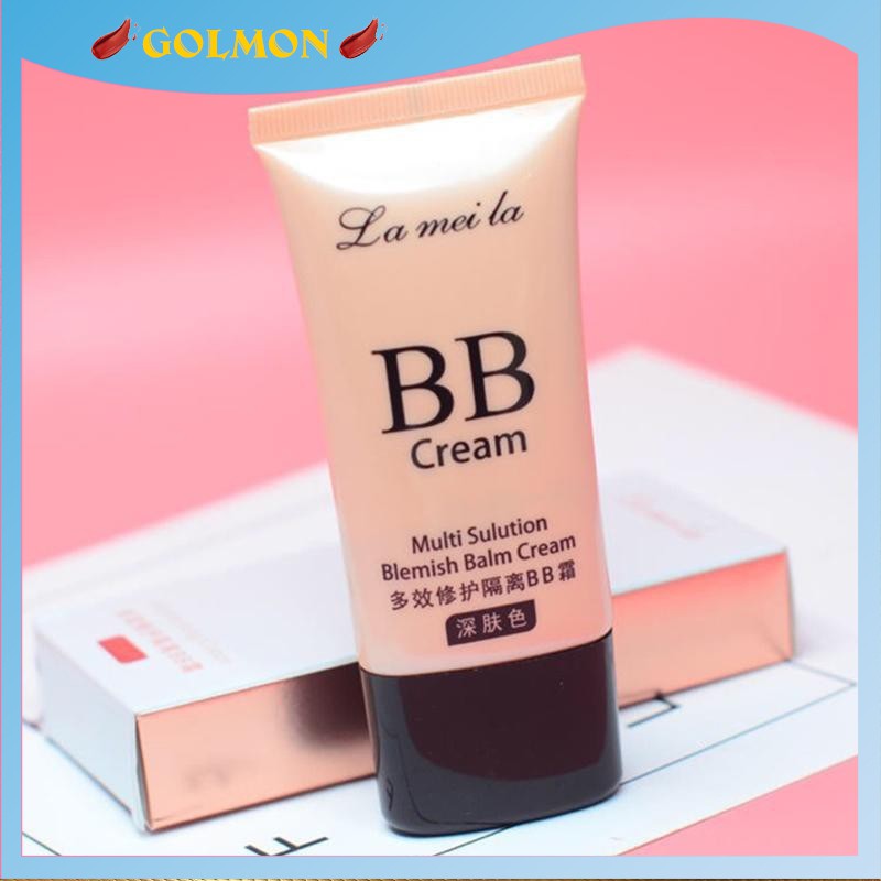 Kem nền Lameila trang điểm kem che khuyết điểm dưỡng ẩm BB Cream Moisturing Lameila tự nhiên Golmon