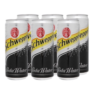 Combo 6 lon Nước Soda hiệu Schweppes 330ml