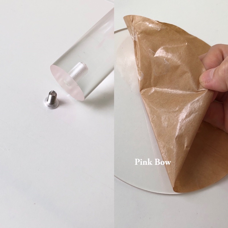 Kệ/Giá đựng bánh kẹo, cupcake, macaron, sinh nhật 3 - 5 tầng bằng nhựa ACRYLIC size 20 - 40cm, bao gồm cả ốc vít lắp ráp