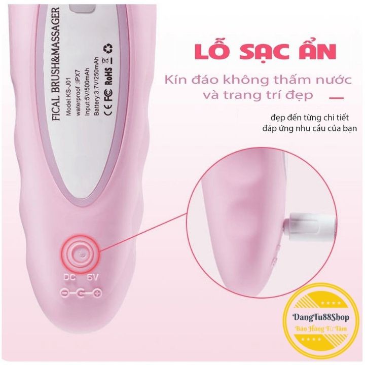 [Mã SR14MAY5 giảm 20K đơn 50K] [BH 12THÁNG 1 ĐỔI 1] Máy Rửa Mặt AIKEDILI FICAL BRUSH & MASSAGER CHÍNH HÃNG | BigBuy360 - bigbuy360.vn
