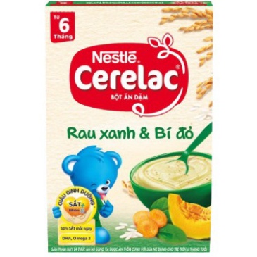 [ CHÍNH HÃNG ] Bột Ăn Dặm Nestle Cerelac hộp 200g