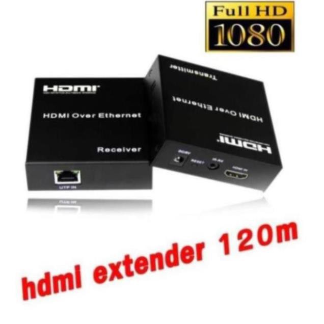 HD Extender 120M (Nối Dài HDMI bằng Dây LAN 120m)