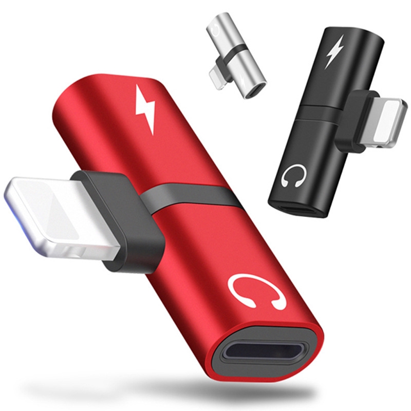 Đầu chuyển đổi chia cổng sạc và tai nghe cho các sản phẩm Apple