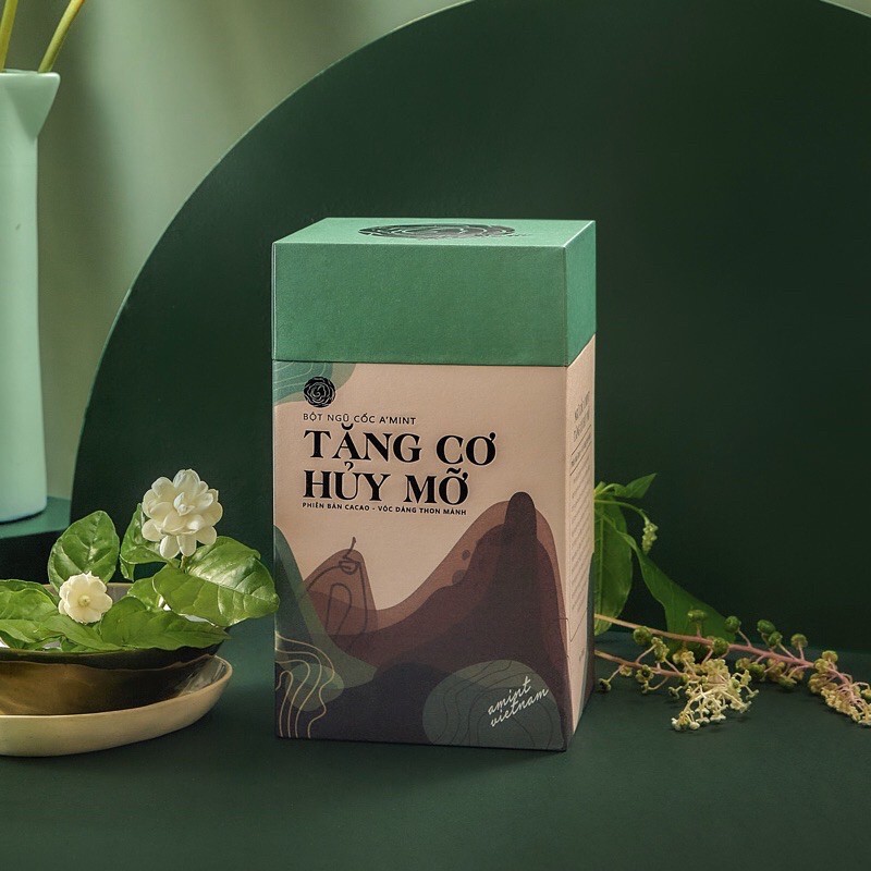 Ngũ cốc Tăng Cơ Huỷ Mỡ A’MINT chính hãng Tặng kèm thực đơn ăn riêng và liệu trình các bài tập