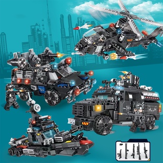 Lego Quân Sự Nhiều Mẫu Hơn 500 Chi Tiết - Đồ Chơi Lắp Ghép Xếp Hình Thông Minh Logic Cho Bé