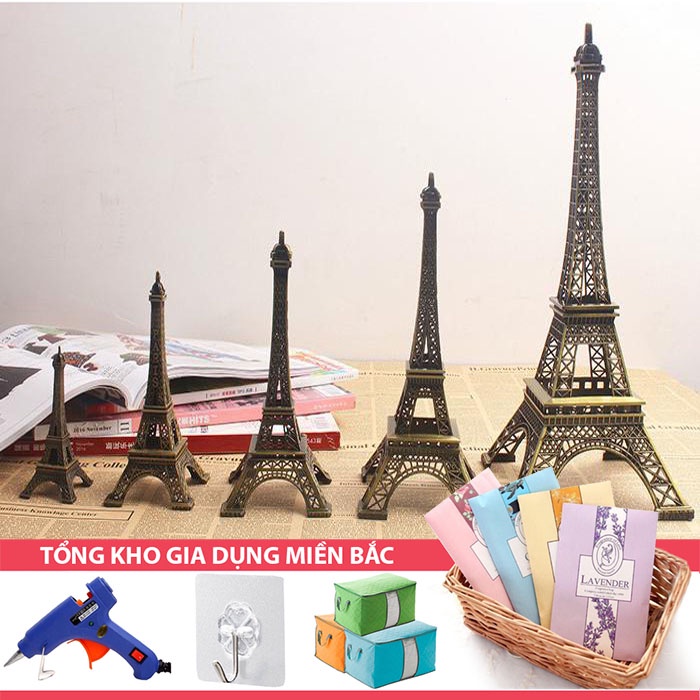 [Tổng Kho Sỉ] Mô Hình Tháp Eiffel Hợp Kim Mạ Đồng FXE1016 Trang Trí Tủ, Bàn Làm Việc