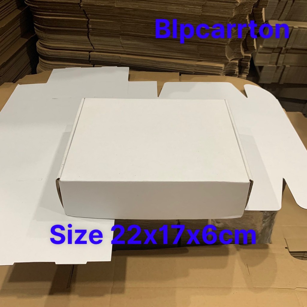 HỘP GÀI ĐỰNG QUẦN ÁO SIZE 22X17X6CM BỘ 20 HỘP CARTON