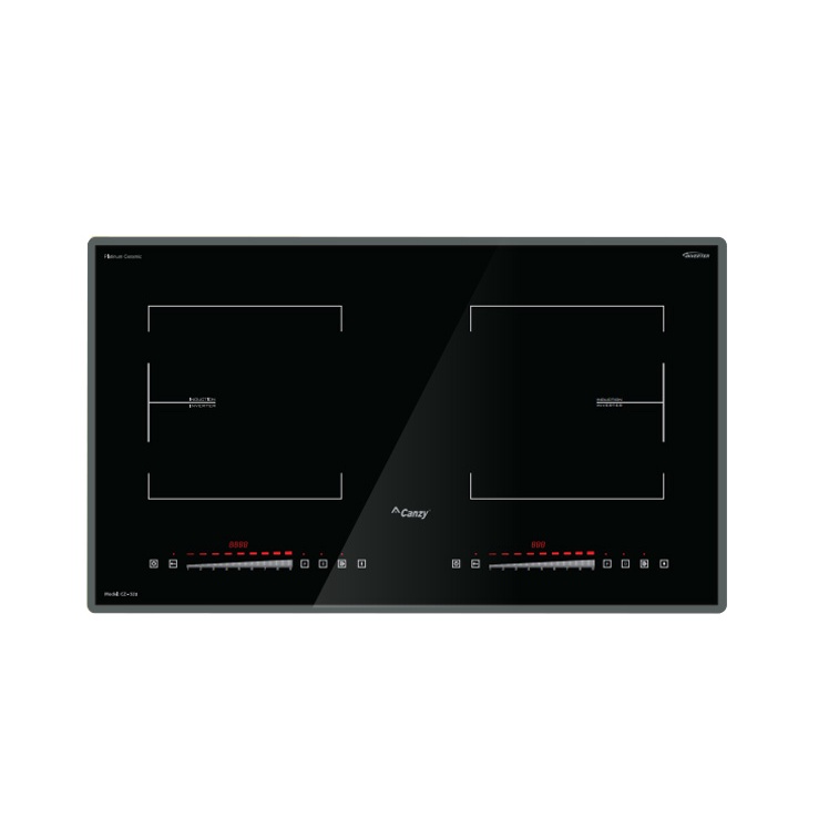 Bếp  từ đôi Canzy CZ-52I - Công nghệ hiện đại Smart Inverter sôi lăn tăn ở công suất thấp - Bảo hành 36 tháng chính hãng