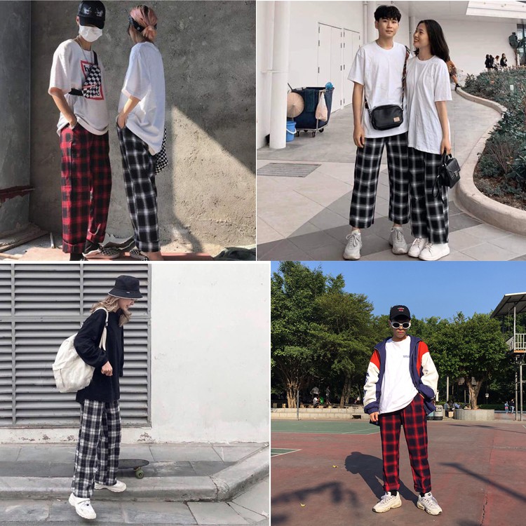Quần thô kẻ CARO PANT