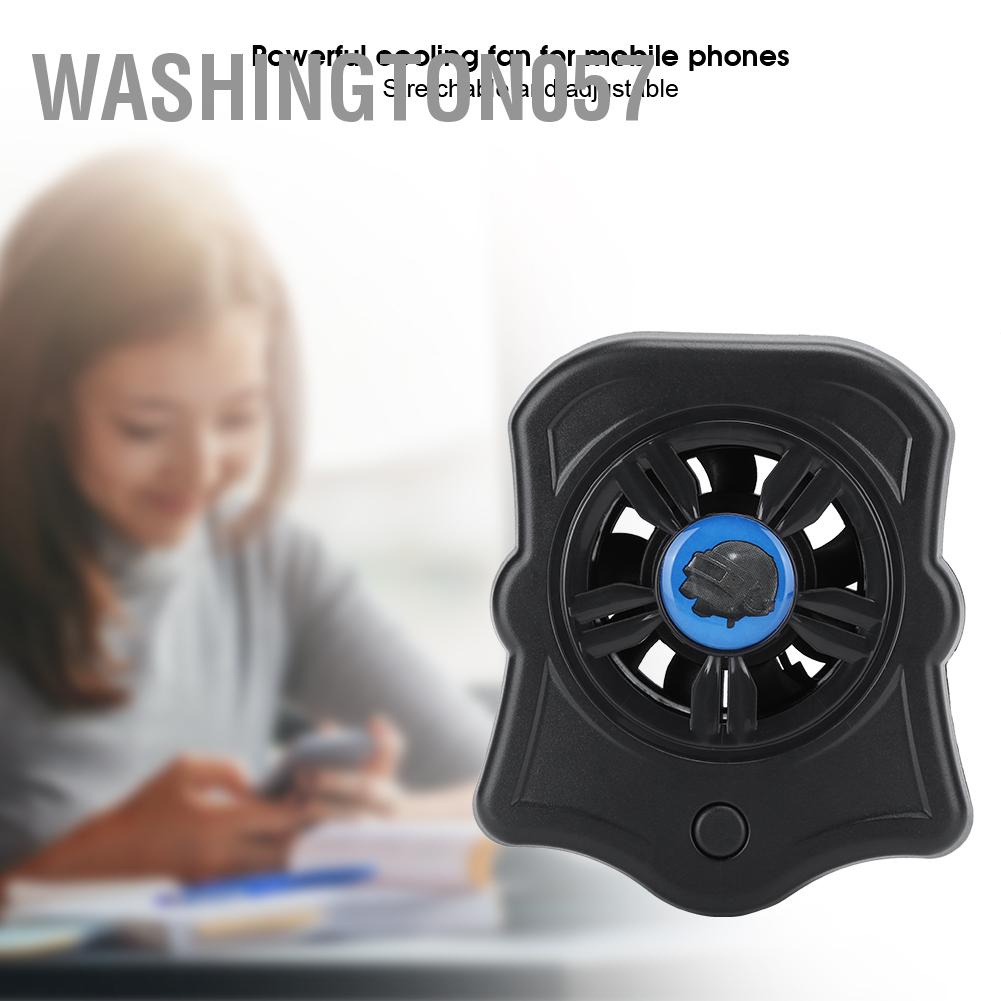 Washington057 P9 Mobile Phone Cooler Radiation USB Charging Cellphone Powerful Cooling Fan Heat Sink