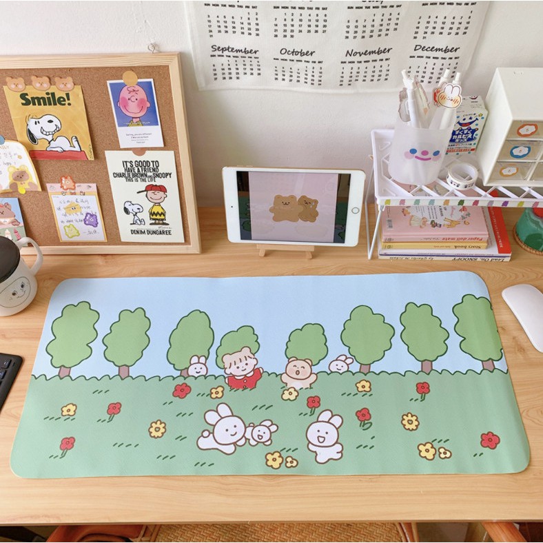 [Xả Kho] Bàn Di Chuột, Miếng lót chuột siêu dễ thương, super cute, cỡ lớn 66x29.5 cm | BigBuy360 - bigbuy360.vn