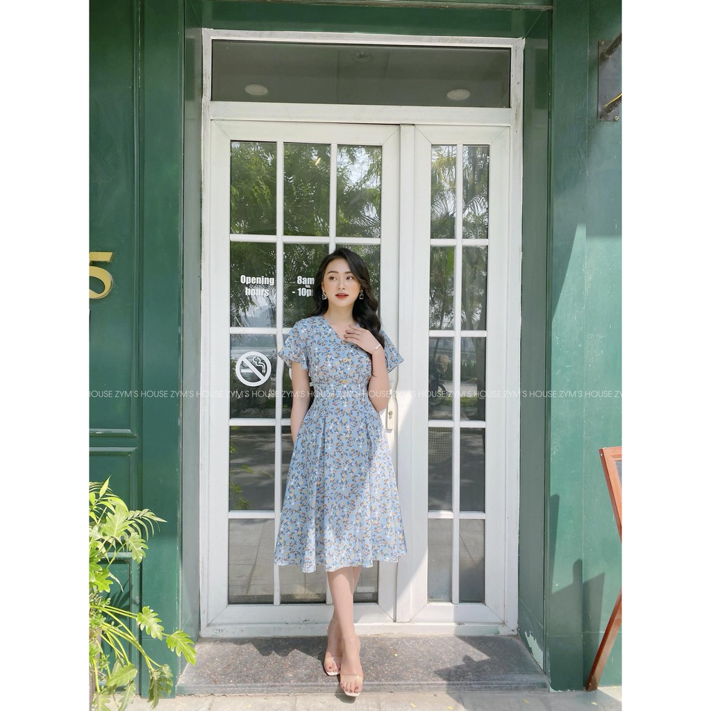 [Mã FAMALLT5 giảm 15% đơn 150k] Váy Xoè Hoa Lá Zym's House - V1162 | BigBuy360 - bigbuy360.vn