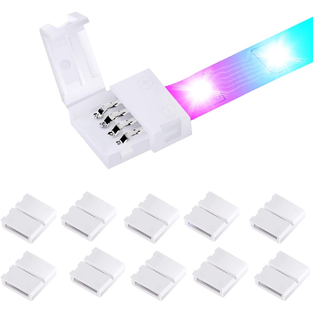 BORAG 10 / 20 / 50 Đầu Nối Dây Đèn LED 4-Pin